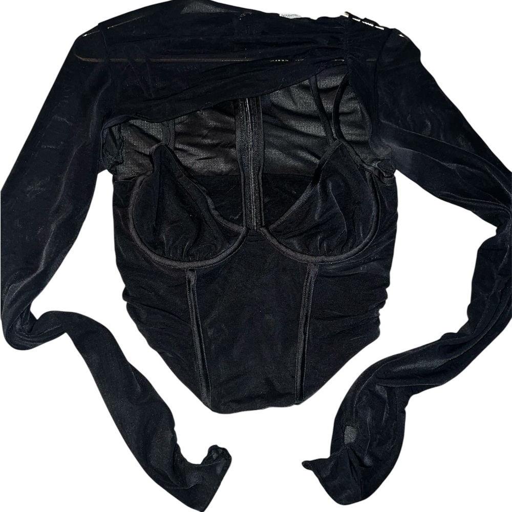 House of CB corset long sleeve top